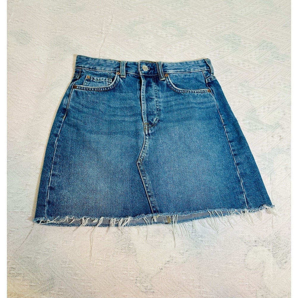 &Denim Raw Hem skirt Size 6
